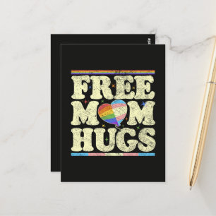 Kostenlose Mama Umarmungen Lgbt Stolz Postkarte
