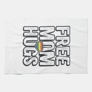 Kostenlose Mama Umarmungen Stolz Herz Vintage T-Sh Geschirrtuch