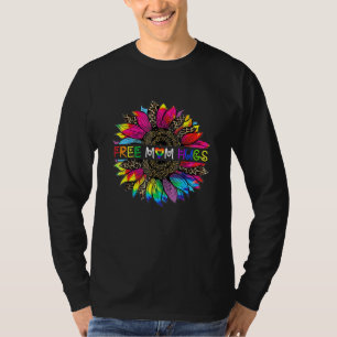 Kostenlose Mamma Umarmungen Sonnenblume Leopard Re T-Shirt