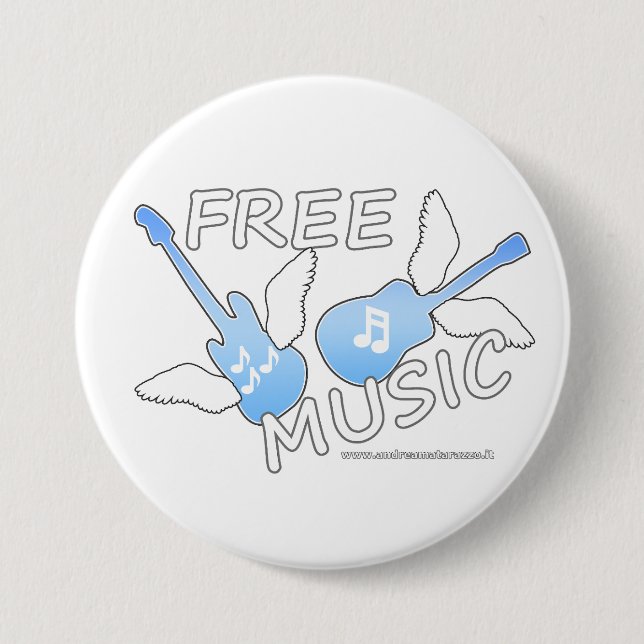 Kostenlose Musik Button (Vorderseite)