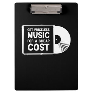 Kostenlose Musik für preisgünstige Preise Klemmbrett
