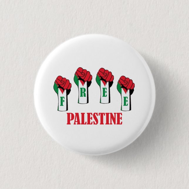 KOSTENLOSE PALESTINE STOPP KRIEG IN GAZA BUTTON (Vorderseite)