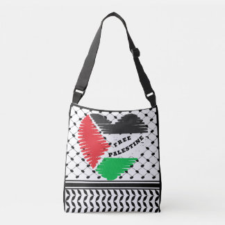 KOSTENLOSE PALESTINE TRAGETASCHEN MIT LANGEN TRÄGERN