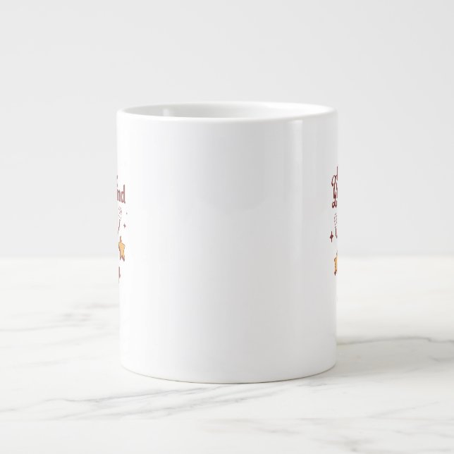 Kostenlose Retro-Maskottchen Jumbo-Tasse (Vorderseite)
