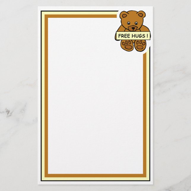 Kostenlose Schläger stationär, anpassbar Briefpapier (Vorderseite)