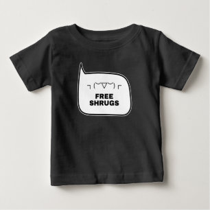KOSTENLOSE SCHULTERN Funny Kaomoji Japanische Emot Baby T-shirt
