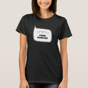 KOSTENLOSE SCHULTERN Funny Kaomoji Japanische Emot T-Shirt