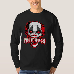 Kostenlose Umarmungen Lächelnder Böser Killer Grus T-Shirt