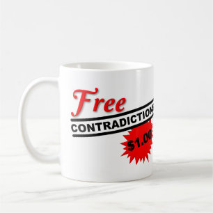Kostenlose Widersprüche Lustiger Becher Tasse