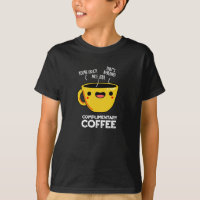 Kostenloser Kaffee Funny Drink Pun Dark BG