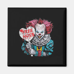 Kostenloser Kuschel-Klown-Charakter Valentinstag H Magnet