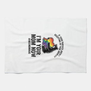 Kostenloser Mama-Hug-Bär-Stolz-Vintage-T-Shirt-Des Geschirrtuch