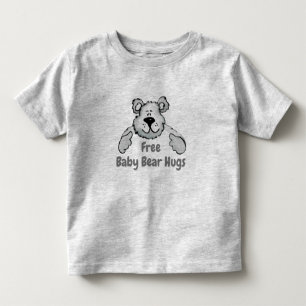 Kostenloses Baby Bear Hugs Niedlich Bear Quote Kleinkind T-shirt