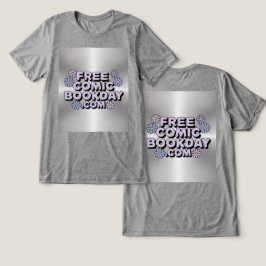 Kostenloses Comic Book Day Grau T - Shirt