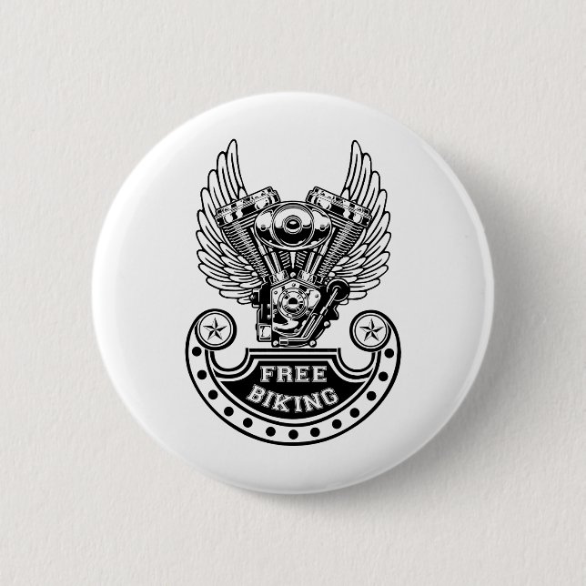 Kostenloses Fahrrad Button (Vorderseite)