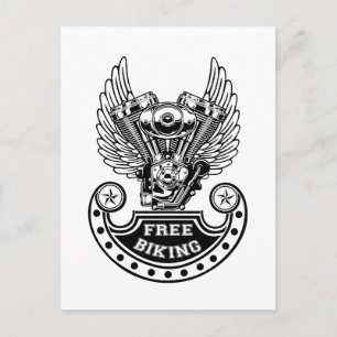 Kostenloses Fahrrad Postkarte