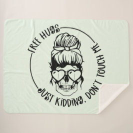 Kostenloses hässliches Design, aber Behalt deine D Sherpadecke