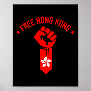 Kostenloses Hongkong - Aufenthaltstitel mit Hongko Poster