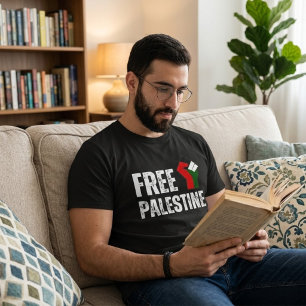Kostenloses PALÄSTINA schwarzes T-Shirt für Männer
