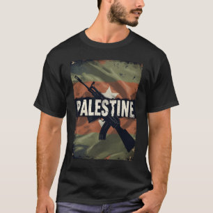 Kostenloses Palästina-Vintage-T-Shirt - Solidaritä T-Shirt