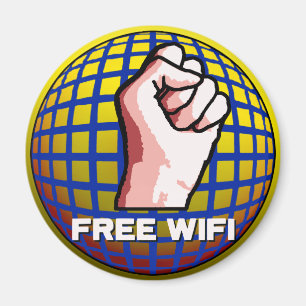 Kostenloses WLAN Magnet