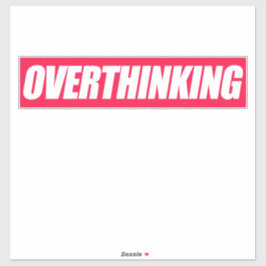 Kostenüberlegung Aufkleber