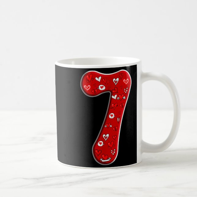 Kostenüm-Duo 67 Meme Sechs Sieben Nummer 7 Vale Kaffeetasse (Rechts)