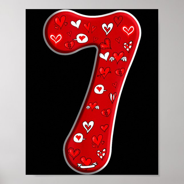 Kostenüm-Duo 67 Meme Sechs Sieben Nummer 7 Vale Poster (Vorne)