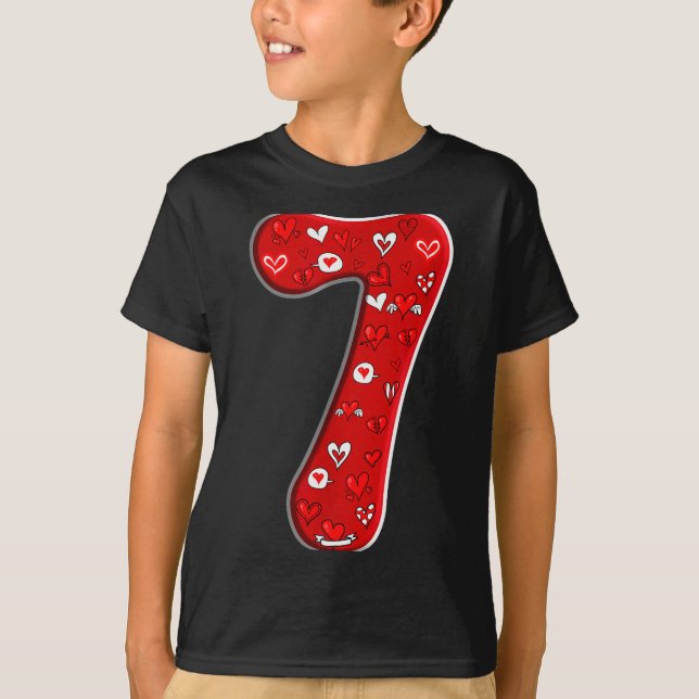 Kostenüm-Duo 67 Meme Sechs Sieben Nummer 7 Vale T-Shirt (Vorderseite)