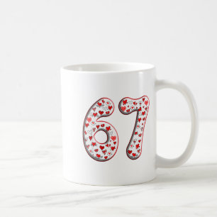 Kostenüm-Duo 67 Meme Six Seven Valentinstag Da Kaffeetasse