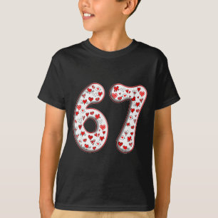 Kostenüm-Duo für Paare 67 Meme Six Seven Valentins T-Shirt