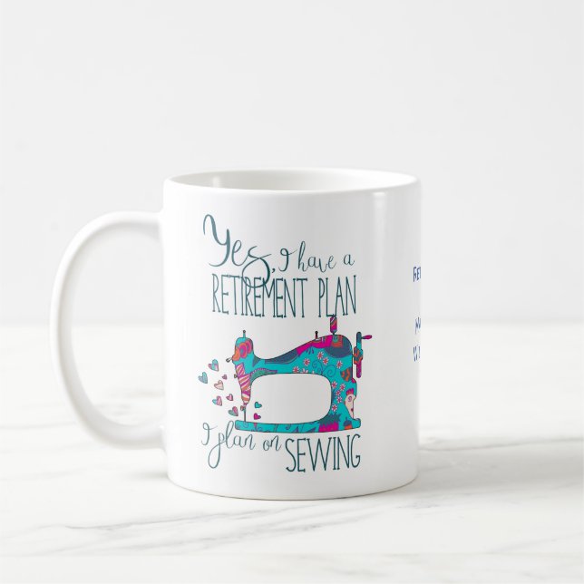 Kostenvoranschlag für das Funny Retirement Kaffeetasse (Links)