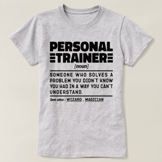 Kostenvoranschlag für den Personal Trainer Noun Ce T-Shirt (Design vorne)