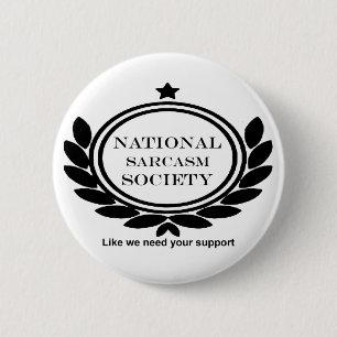 Kostenvoranschlag für den Spaß der nationalen Sarc Button