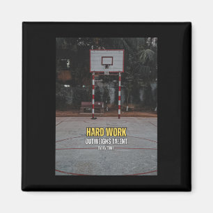 Kostenvoranschlag für die harte Arbeit von Basketb Magnet
