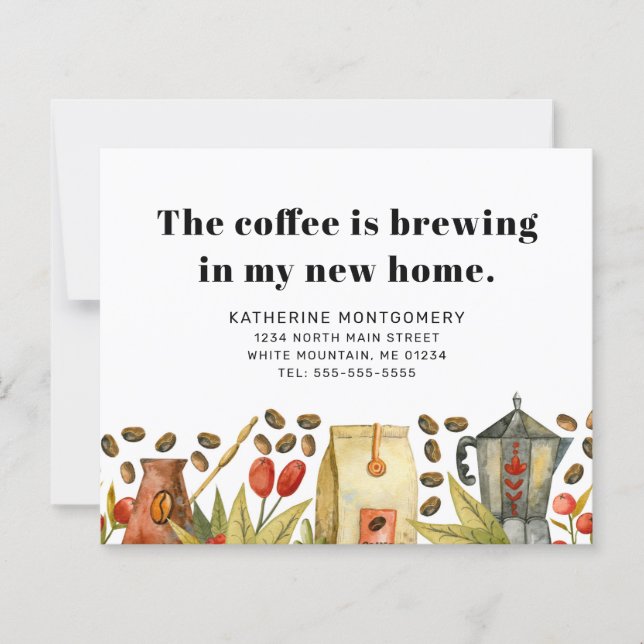 Kostenvoranschlag für die Kaffeepause (Vorderseite)