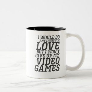 Kostenvoranschlag für die Liebe von Videospielen f Zweifarbige Tasse