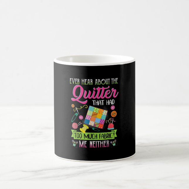 Kostenvoranschlag für Frauen immer über Quilter Kaffeetasse (Mittel)