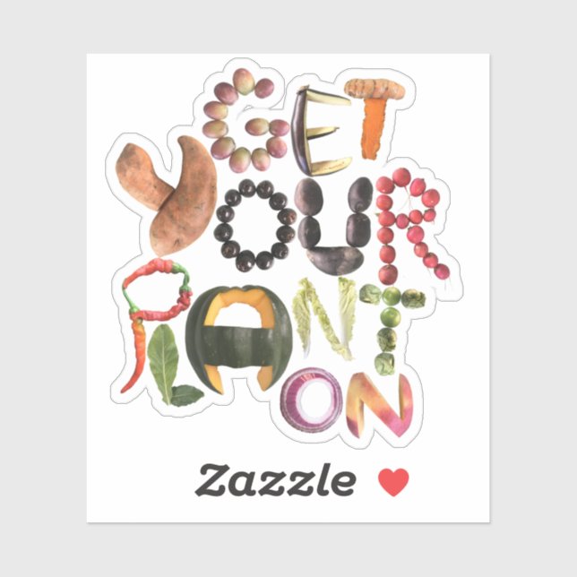 Kostenvoranschlag für gesunde Ernährung - Vollwert Aufkleber (Blatt)