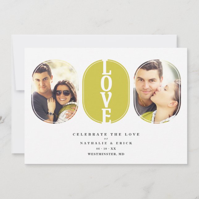 Kostenvoranschlag für grüne Liebe Hochzeit 2 Fotos (Vorderseite)