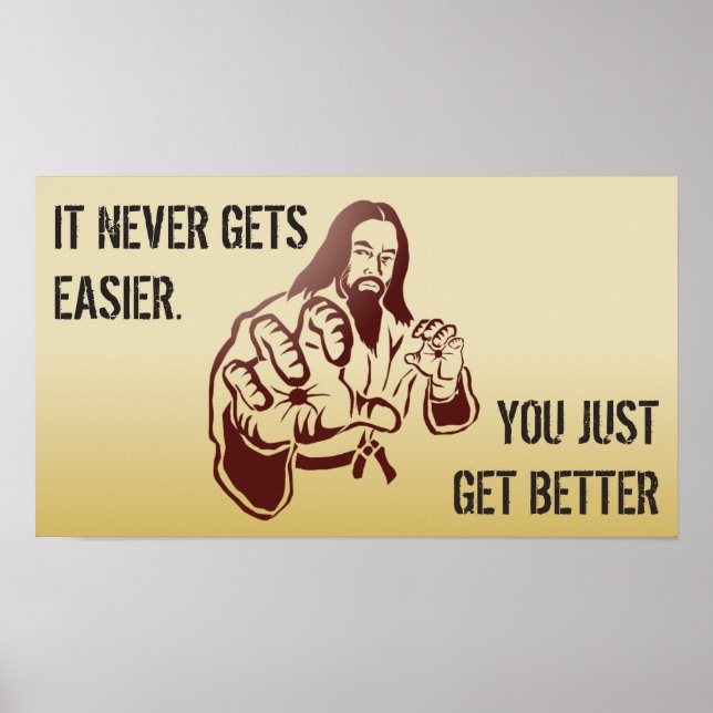 Kostenvoranschlag für motivierend Workout-Karate Poster (Vorne)