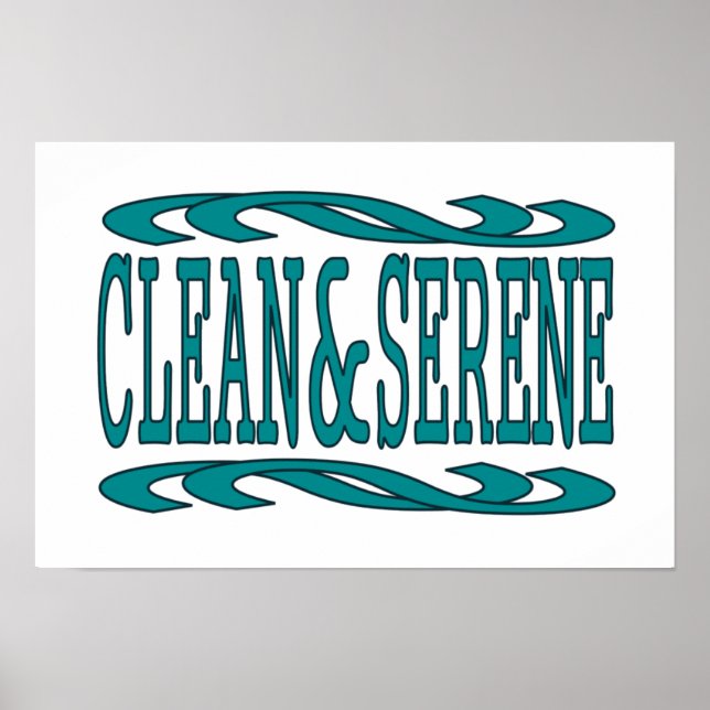 Kostenvoranschlag für saubere und serielle Erholun Poster (Vorne)