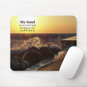 Kostenvoranschlag für Sonnenuntergänge am Strand Mousepad