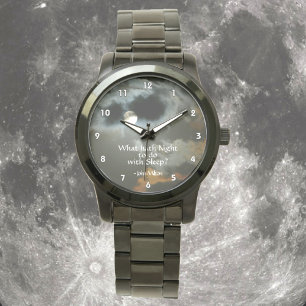 Kostenvoranschlag für Vollmond Nachts individuell Armbanduhr
