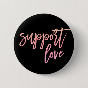 Kostenvoranschlag Liebe Gay Pride Sunset Pink Glit Button