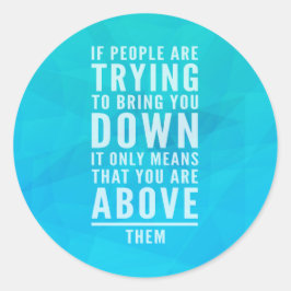 Kostenvoranschlag reduzieren runder aufkleber