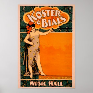 Koster & Bials Musikhalle in der Nähe des Broadway Poster