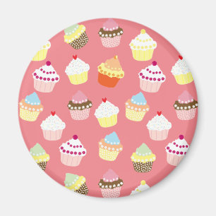 Köstlich dekorierte Geburtstagskuchen Magnet