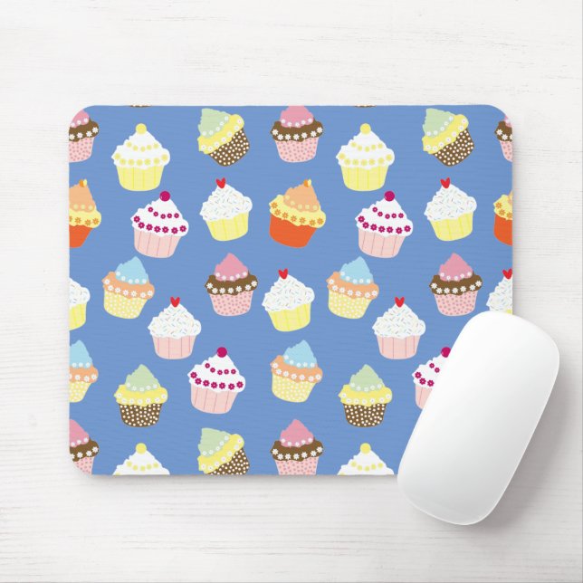 Köstlich dekorierte Geburtstagskuchen Mousepad (Mit Mouse)