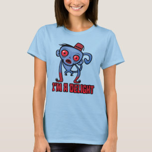 Köstlich Verrückte Zombie-Affe Ist Ein Vergnügen T-Shirt